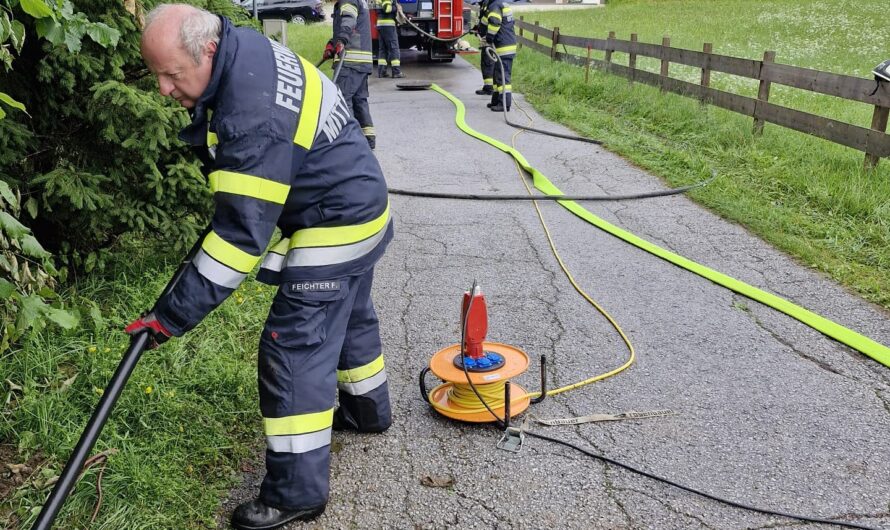 Unwetter-Einsatz in Kaindorf